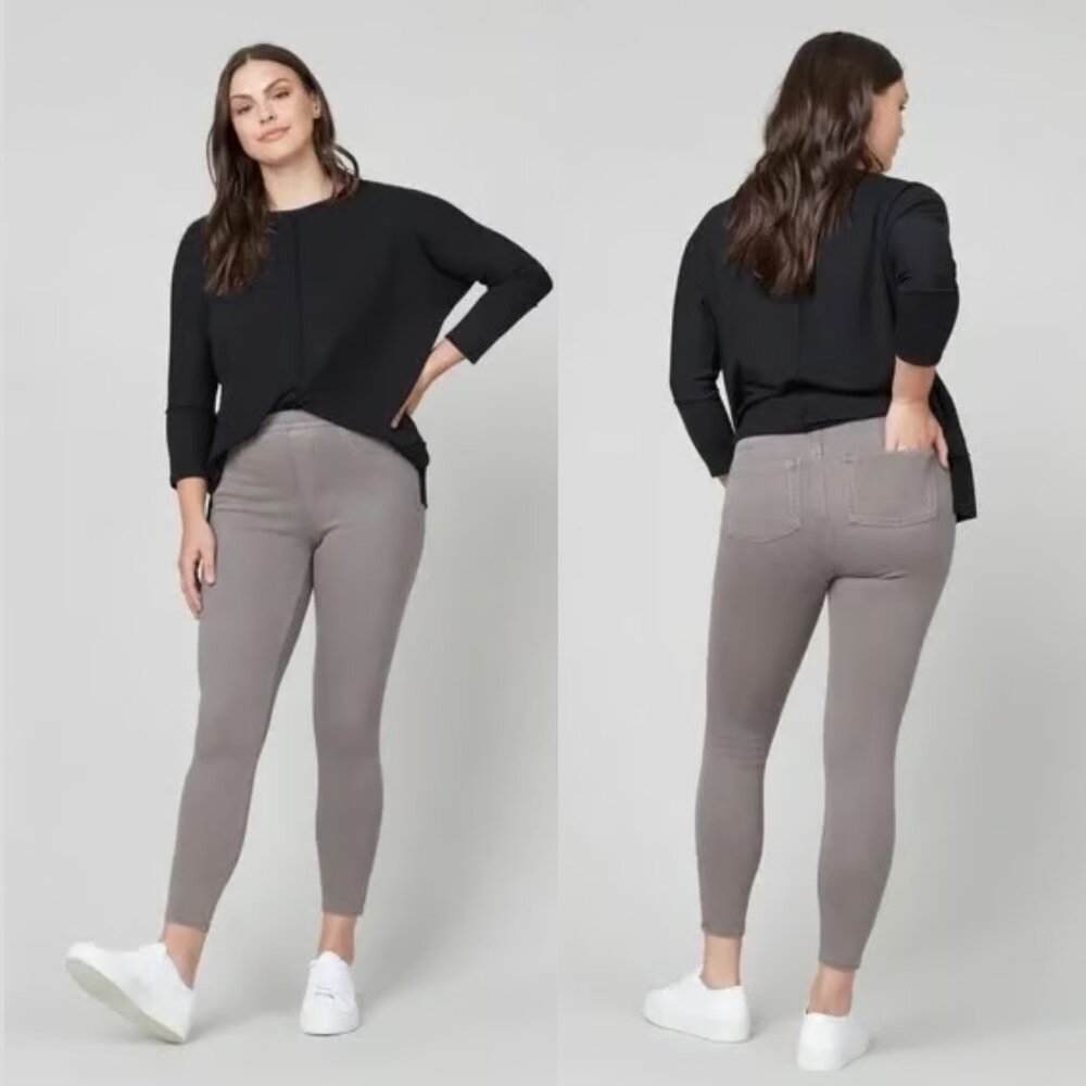 NWT SPANX Earthy Taupe Jean-ish Ankle Legging Jeans Size 3X